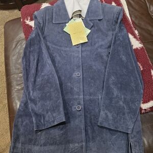 Women's Blue Pea Coat